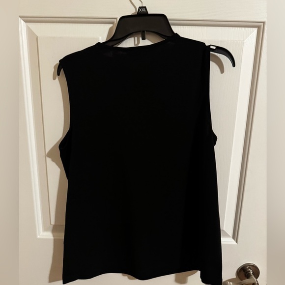 Christopher Banks sleeveless pleated v-neck blouse size M - Picture 6 of 6
